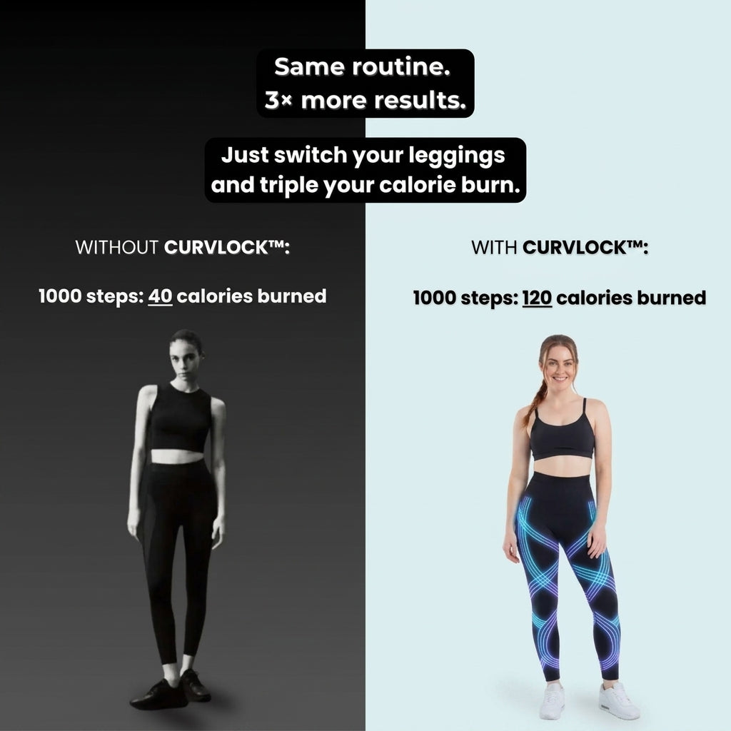Curvlock™ Anti-Roll Compression Legging — Reclaim Your Confidence, Every Single Day