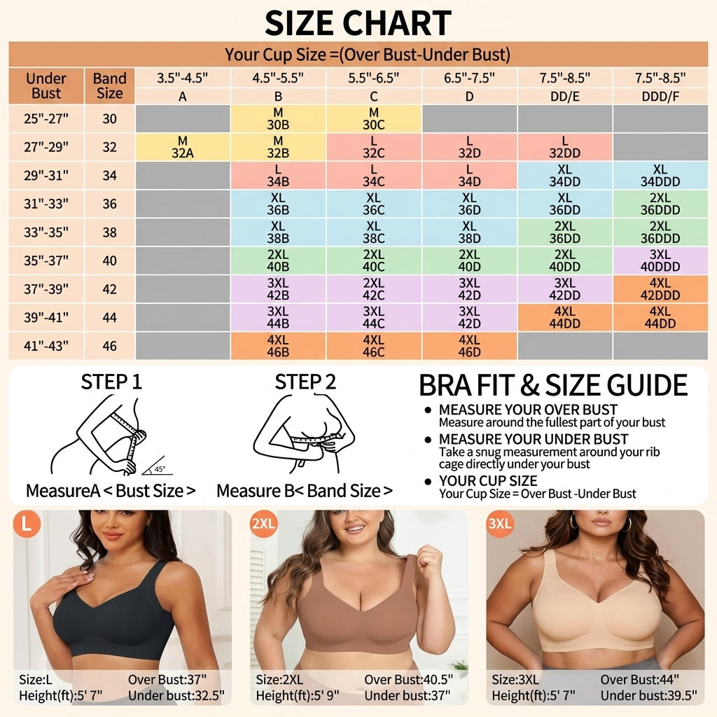 SoftArch Wide-Band Wireless Bra
